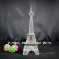 Hermosa Eiffel Tower 3D Crystal glass Building Souvenirs modelo regalo o decaration